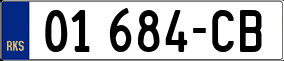 Truck License Plate